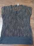 # Multi Blue bluzka szara bez rękawów L