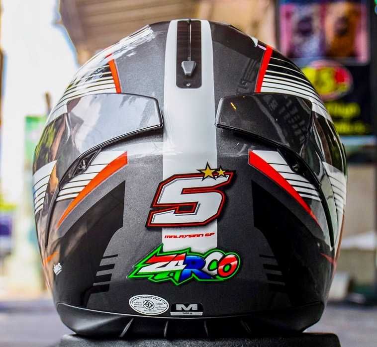 Capacete NOVO Shark Spartan ZARCO Malaysia GP.34% Desconto. Tam M