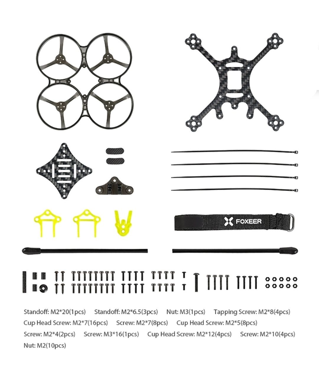 Drone Foxeer Foxwhoop 25 2.5" frame ou drone compl. Analog, elrs