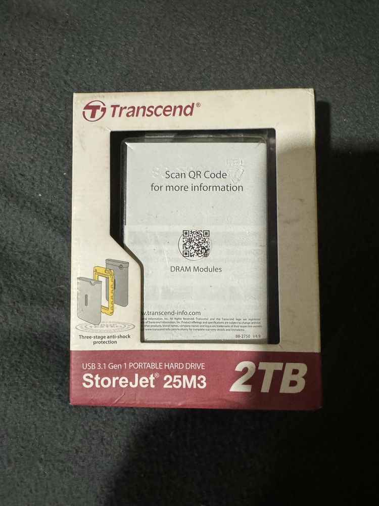 Зовнішній диск Transcend StoreJet 25M3 2.5" 2.0Tb