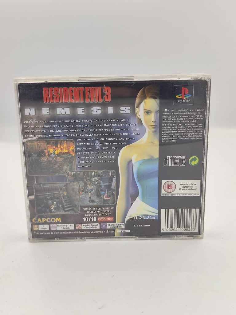 Resident Evil 3 Nemesis 3xA Ps1 nr 1486