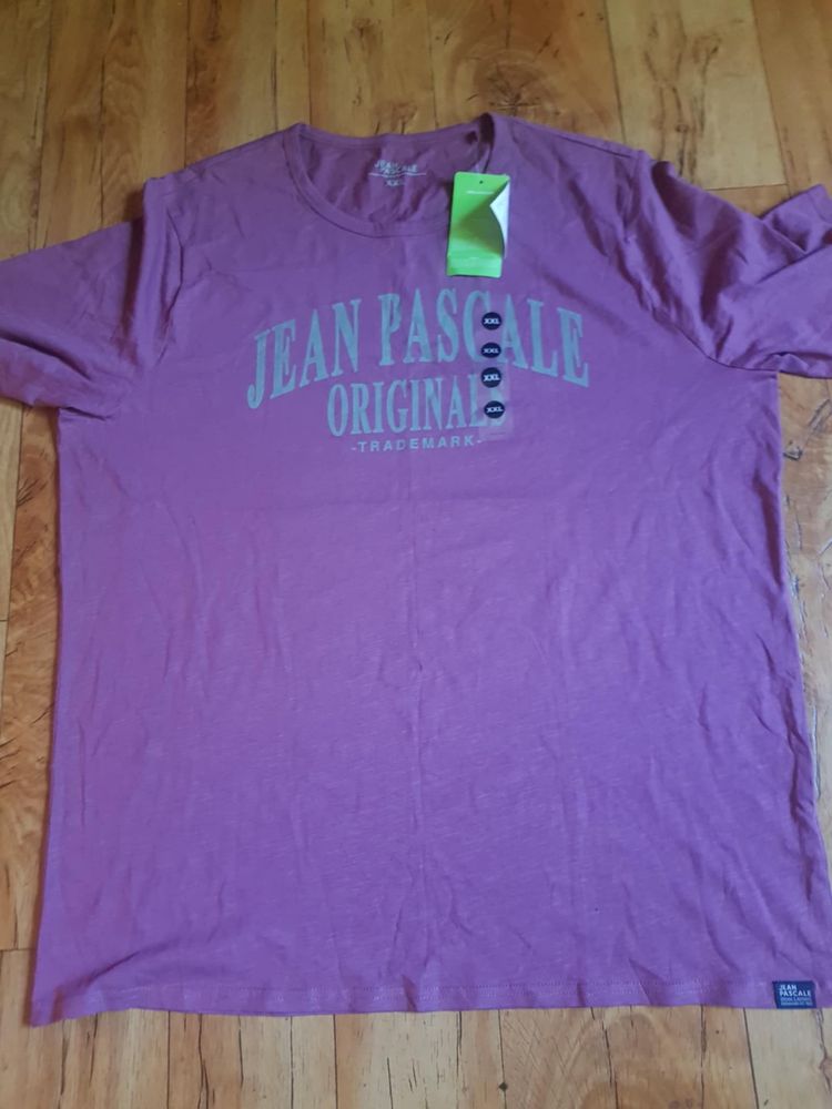 T-shirt fioletowy bawełniany