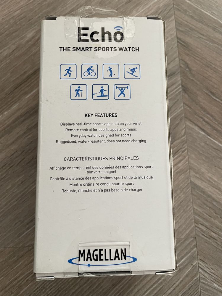 Smartwatch - Magellan Echo z pulsometrem - NOWY Wawa