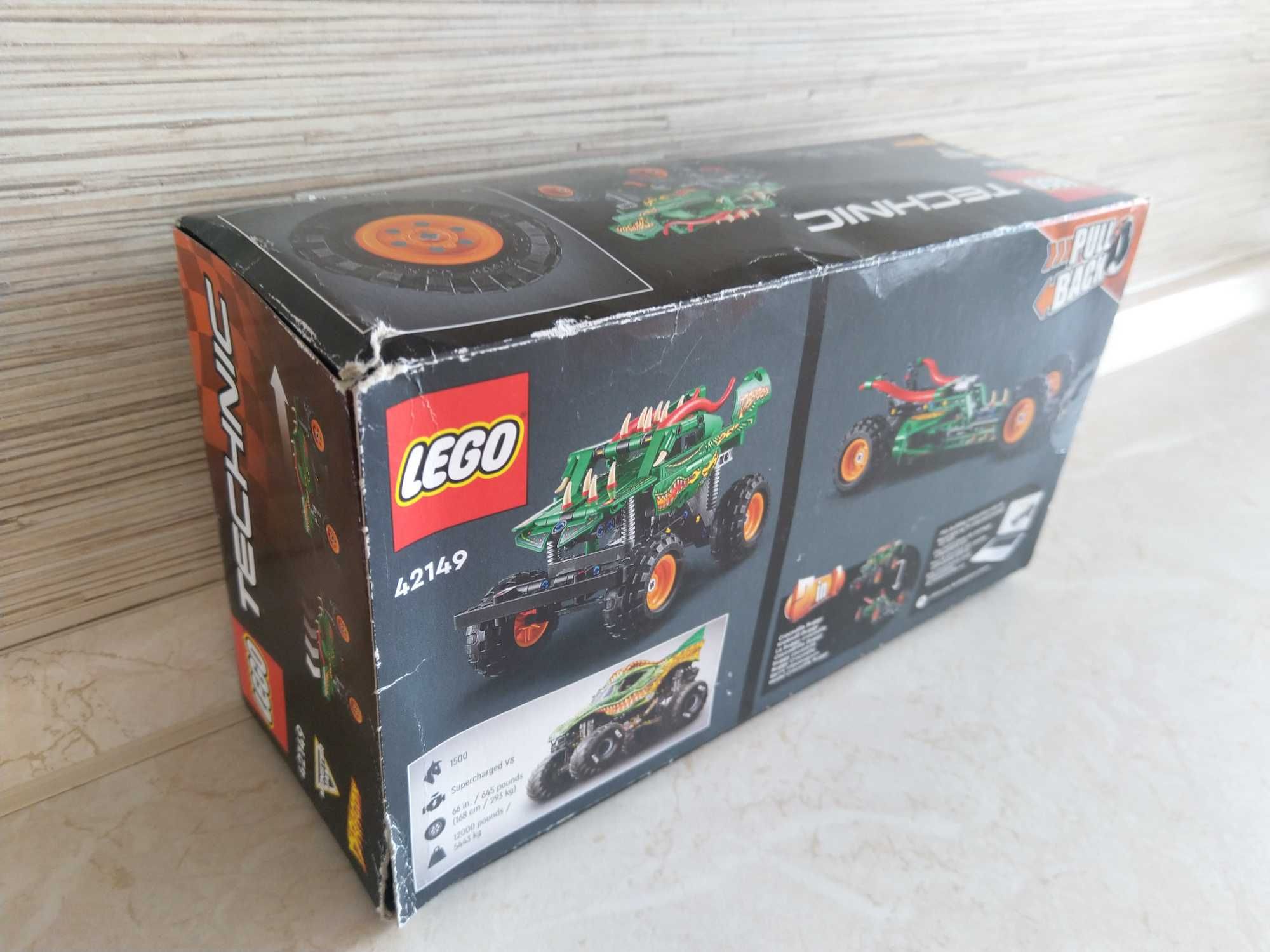 OKAZJA Lego Technic auto samochód terenowy monster jam dragon Wysyłam