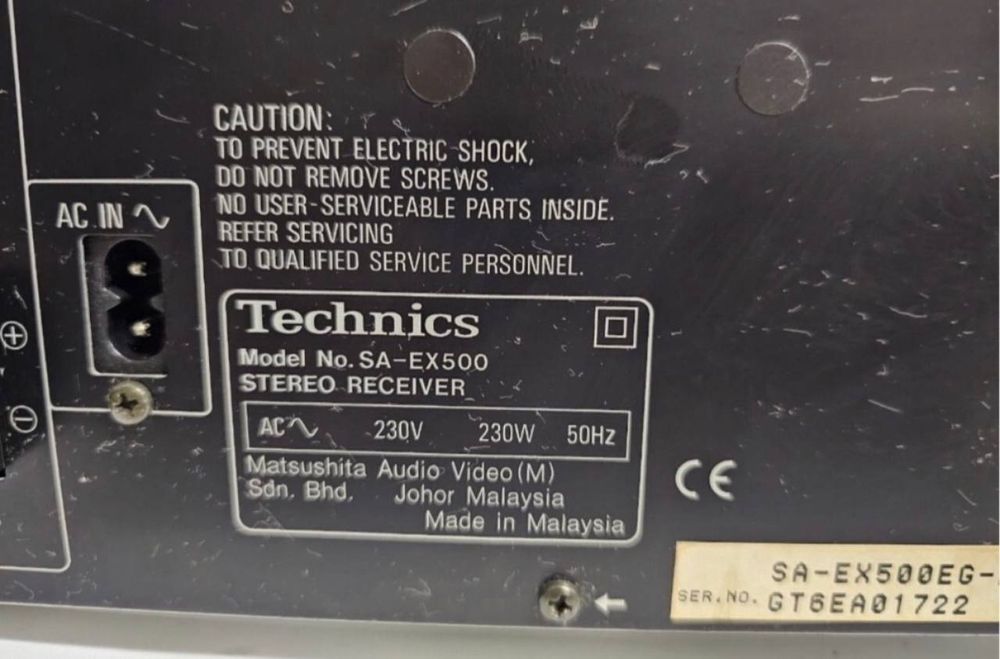 Amplituner Technics SA-EX500, Japan, 2*100 Watt.