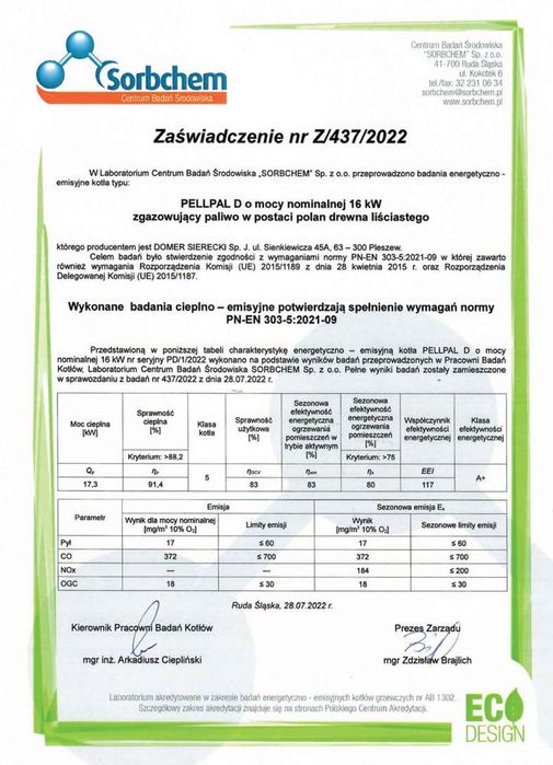Kocioł na drewno PELLPALL D 16kW - wydajne i ekologiczne ogrzewanie!