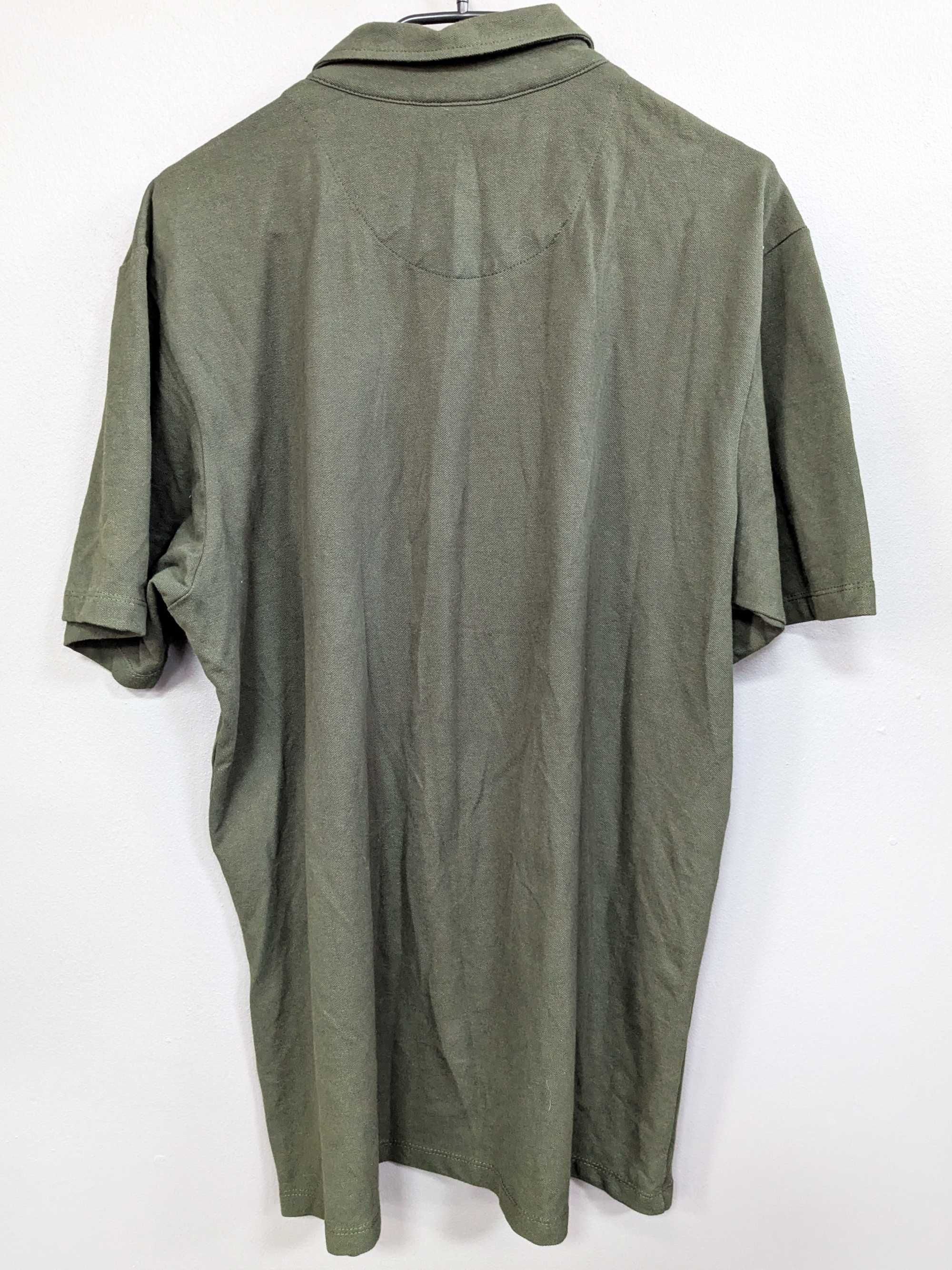 Pierre Cardin koszulka polo w kolorze khaki ciemnozielonym rozm. L