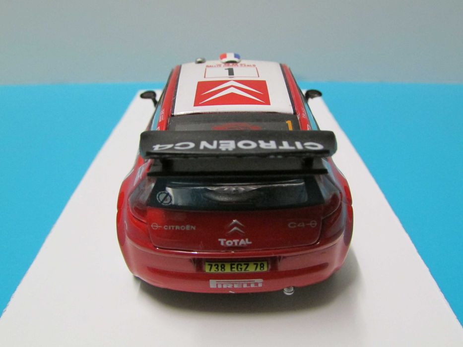 Citroen C4 WRC #1 (Loeb) : Winner Rally Monte Carlo 2008 - Altaya 1/43