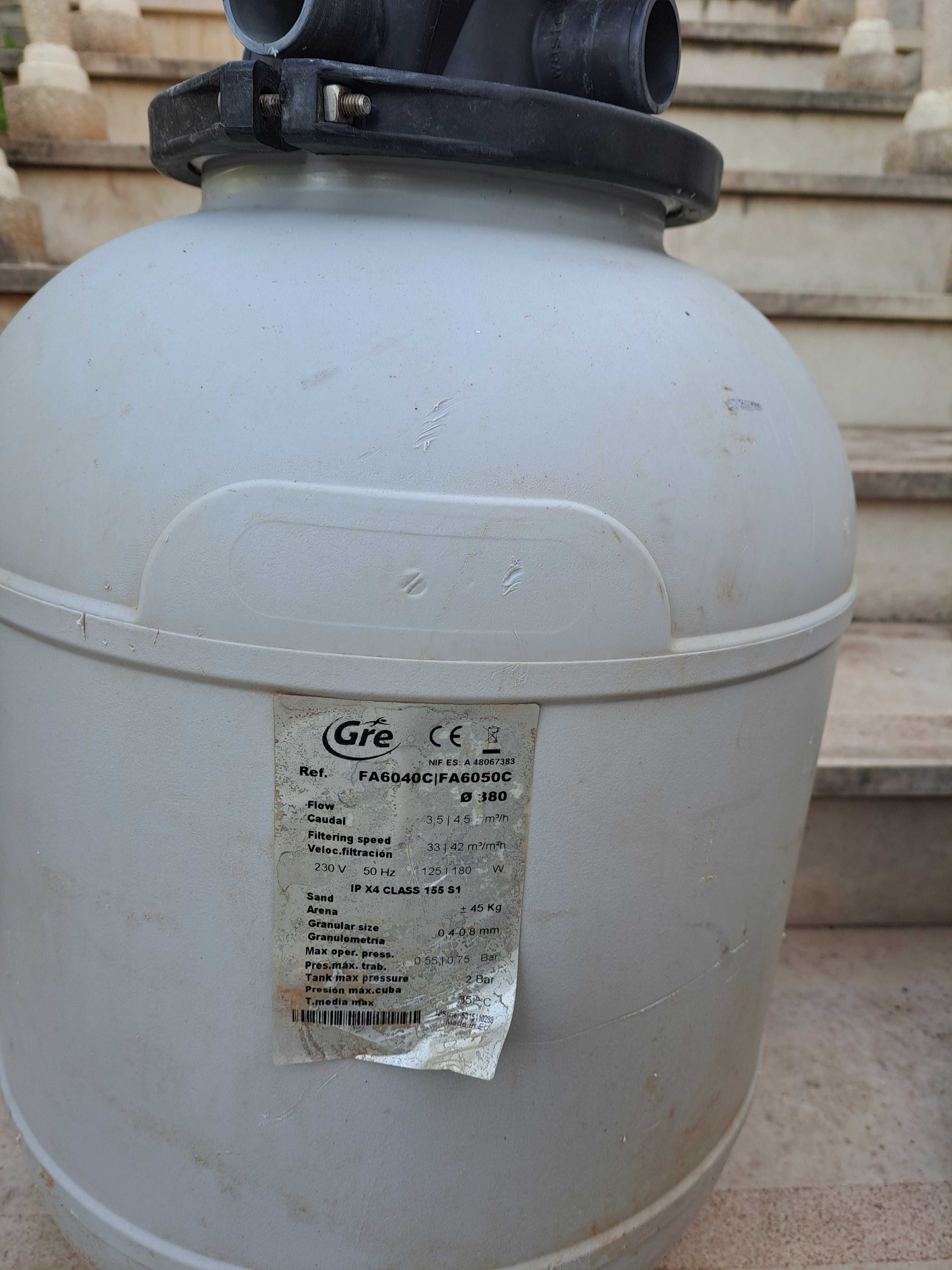 Motor de Piscina e filtro de areia
