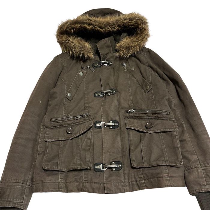 in the attic khaki puffer jacket archive japanese пуховик куртка