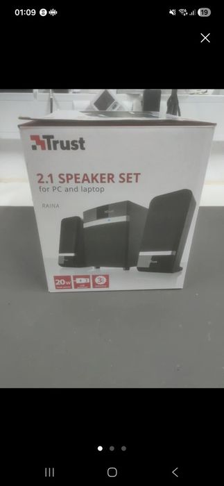 Conjunto de colunas 2.1 Trust Raina - PC/Laptop