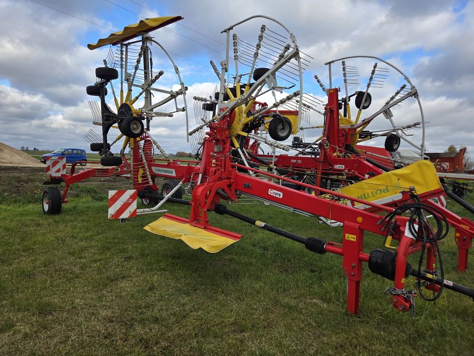 Zgrabiarka dwugwiazdowa  podwojna pottinger top 722 stan idealny