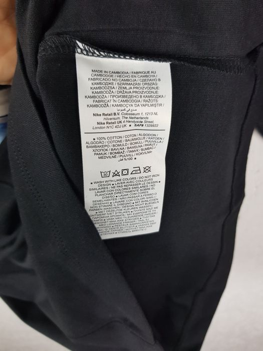 Jordan S Nowa koszulka męska sportowa klasyczna bawełniana czarna