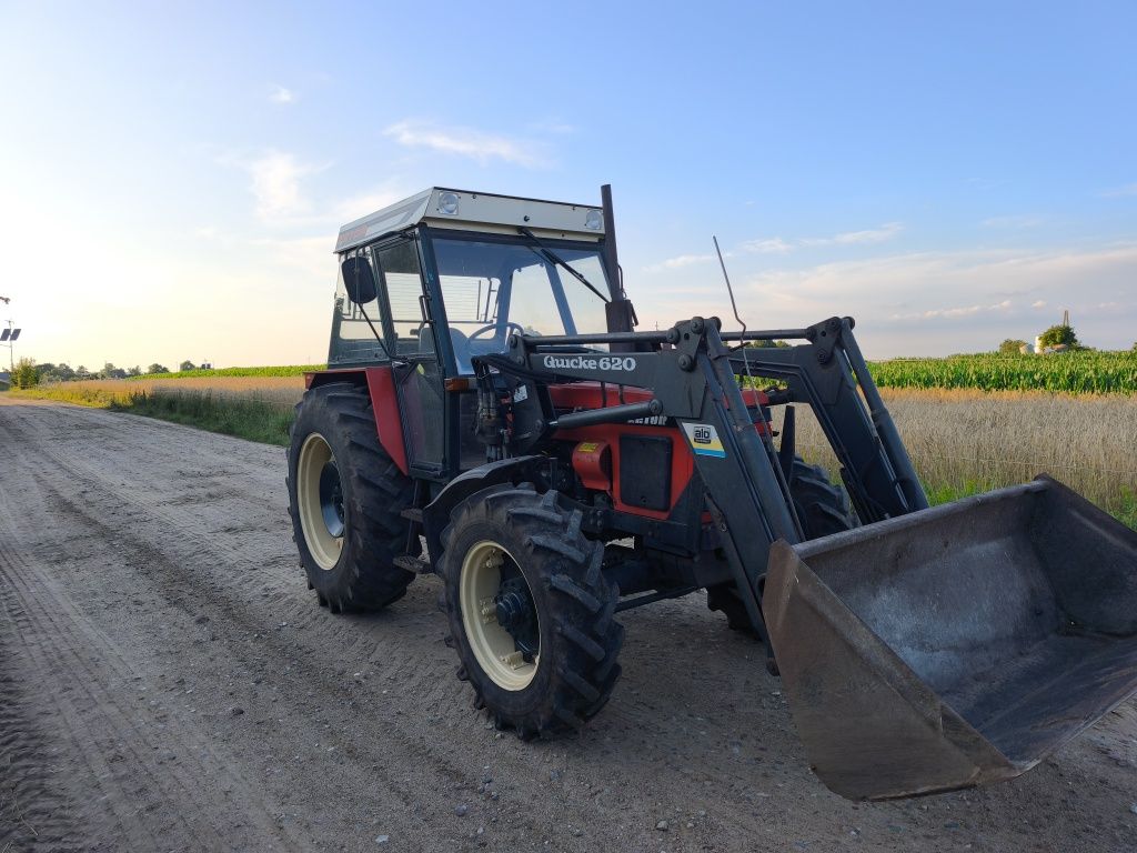 Zetor 6340 (7745) z turem quickem i osprzętem
