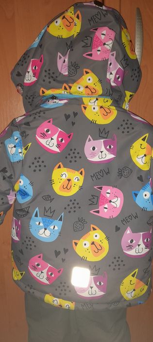 Зимова курка та комбінезон на дівчинку 3-4 роки