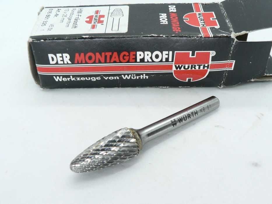 Pilnik obrotowy Wurth RBF fi 6 mm 4 sztuki