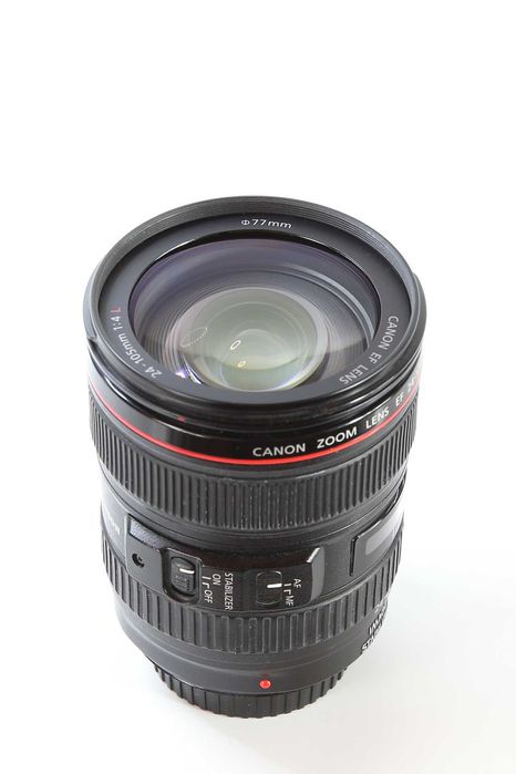 Canon EF 24-105 L IS USM stan  ideał używany bardzo mało filtr CPL