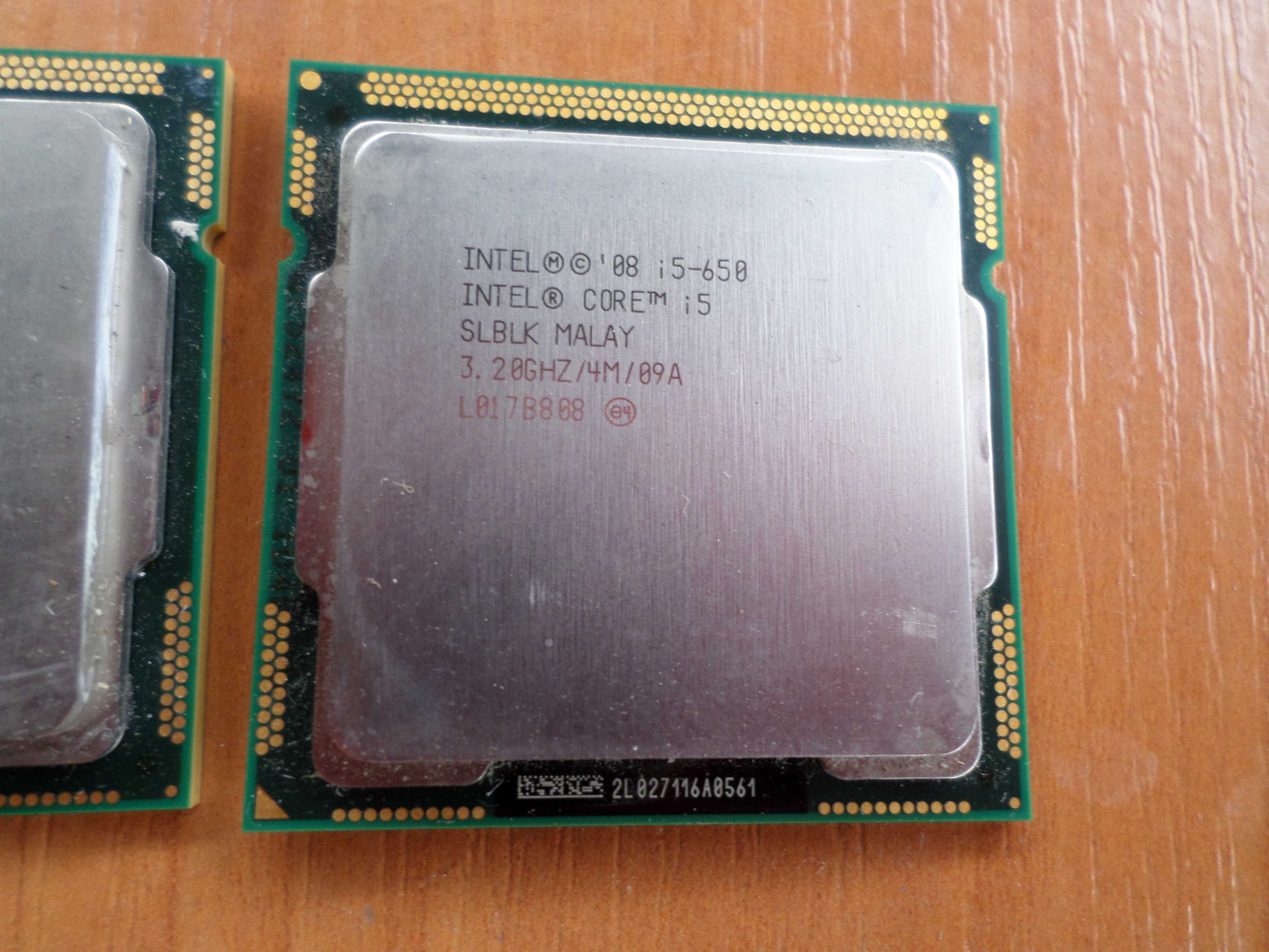 Процессор Intel Core i5-650 3.20 GHz / 4 M / 2.5 GT /  s1156 рабочий