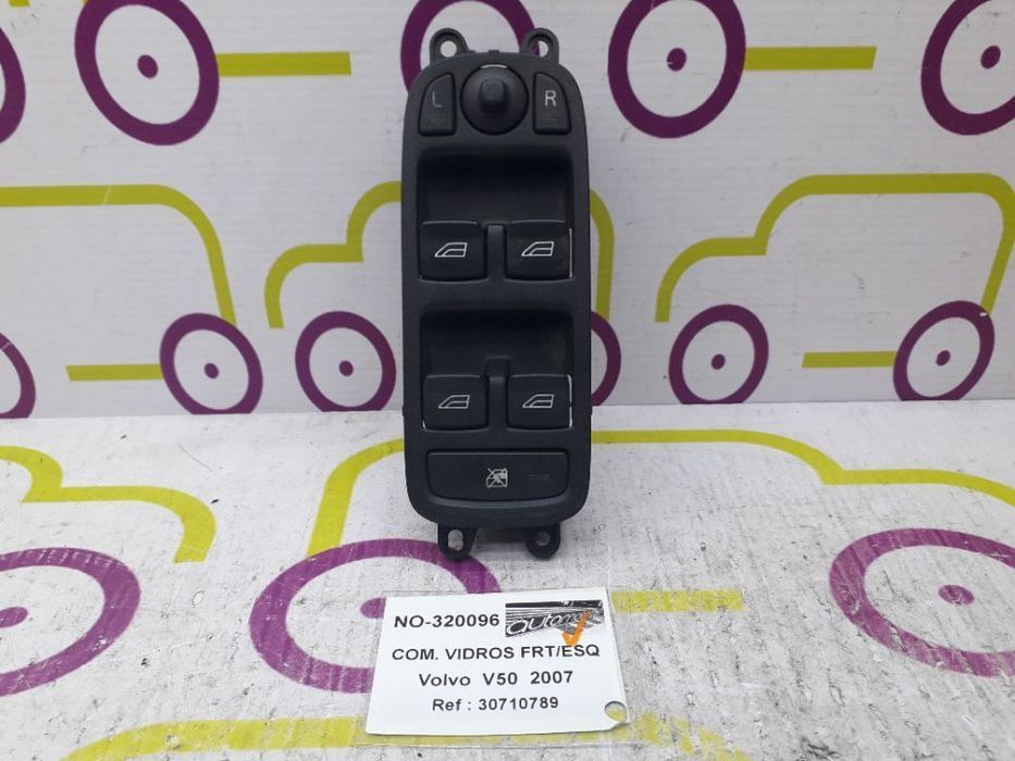 Comando de Vidros Frt / Esq Volvo V50 de 2007 - Ref : 30710789 - NO320096