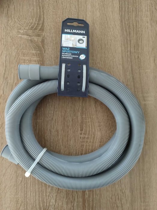 Wąż spustowy do pralek i zmywarek Hillmann 2.5 m