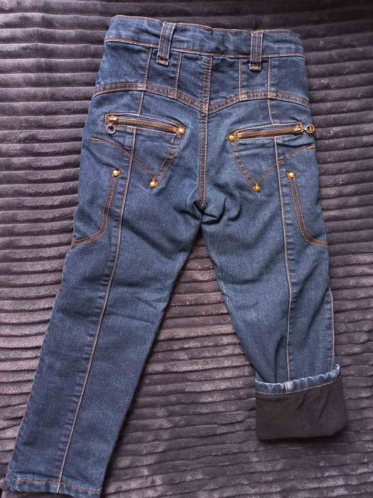 Джинси на дівчинку, теплі, б/у