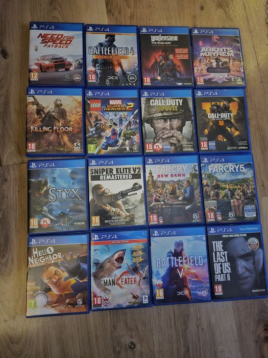 Sprzedam gry PS4