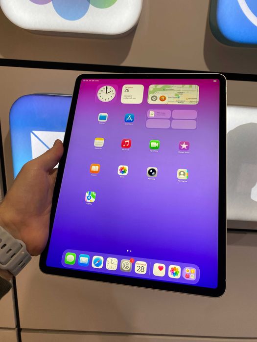 Apple iPad Pro 4 12.9 128GB Silver Батарея 100% Состояние как новый