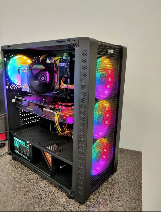 Игровой ПК intel i5/RTX 2060 Gtx 1080/DDR4 16G/SSD 240 Gb+500HDD/NEON