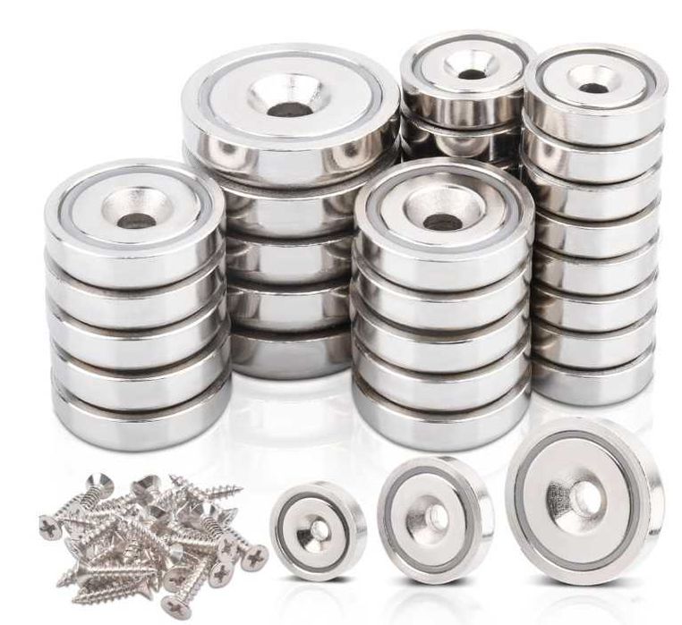 Zestaw 28 silnych magnesów neodymowych w 3 rozmiarach MAGXCENE