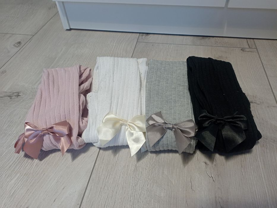 Rajstopy z kokardkami 98/104 (4 sztuki)