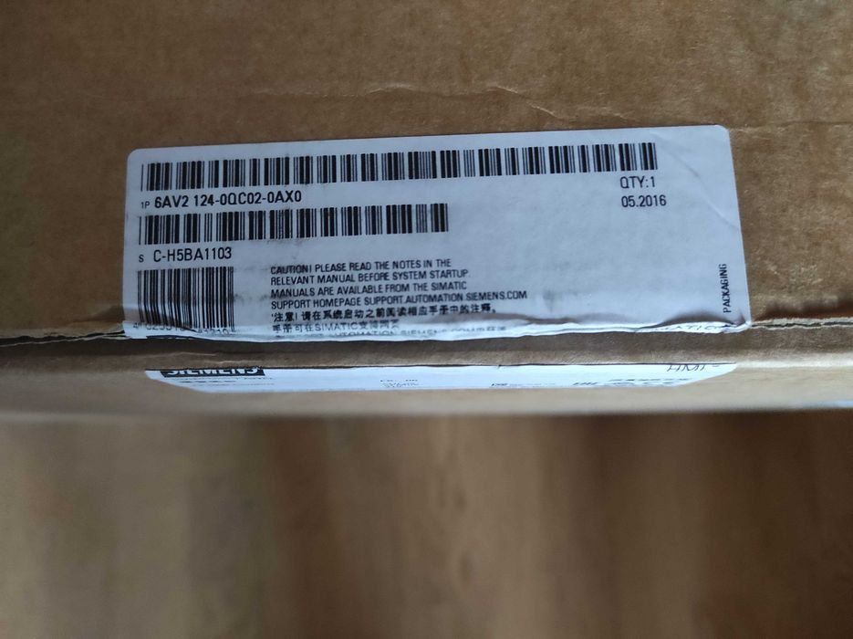 НОВА! Панель Siemens TP1500 Comfort 6AV2 124-0QC02-0AX0