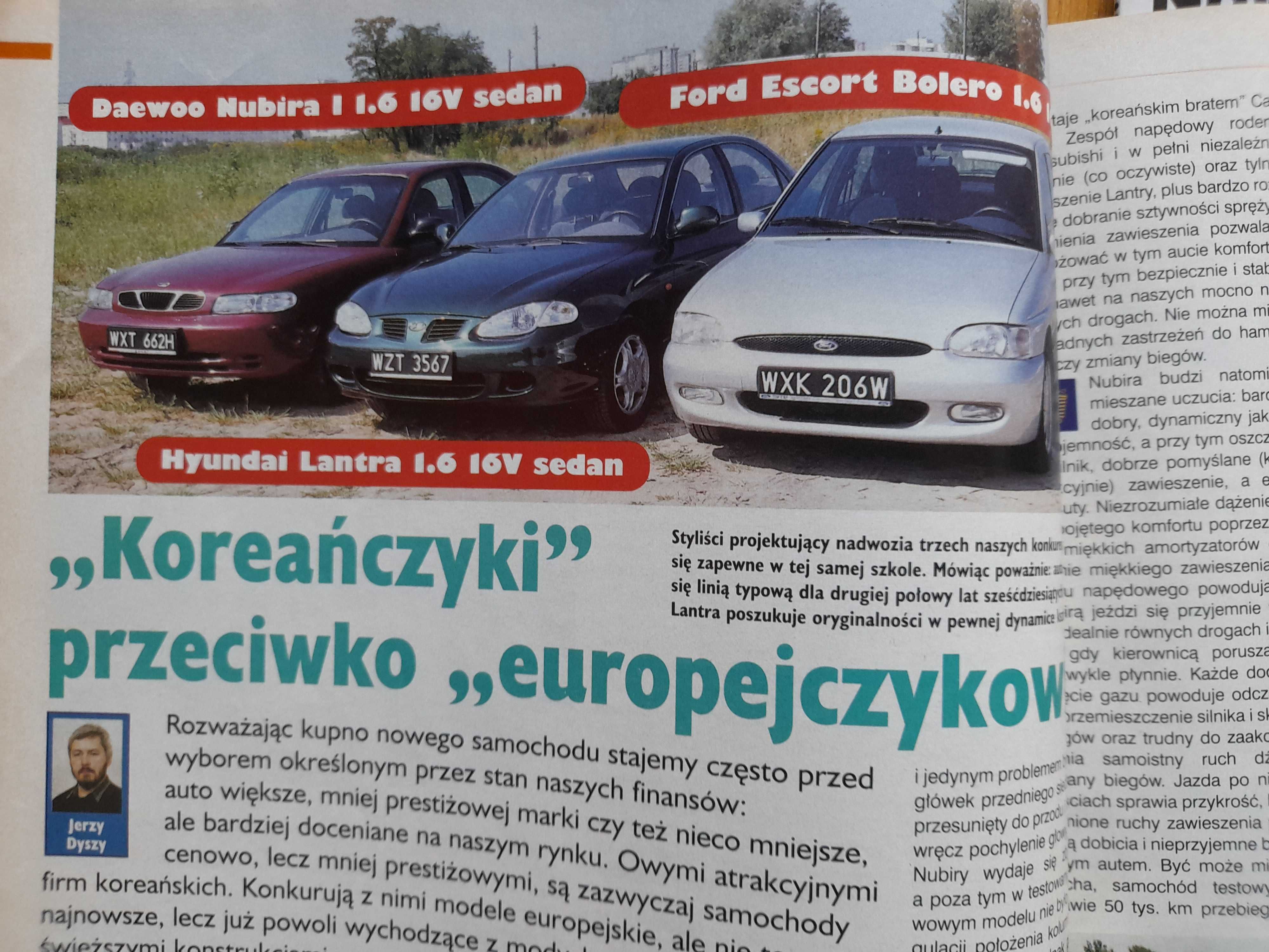 MOTOR Daewoo Nubira, Laguna, Escort, Smyk, Wołga, Lada, Ził, Toyota