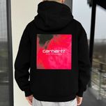 Кофта Carhartt — Биг Лого Принт — Gradient — XS S M L XL — Худи Кархар