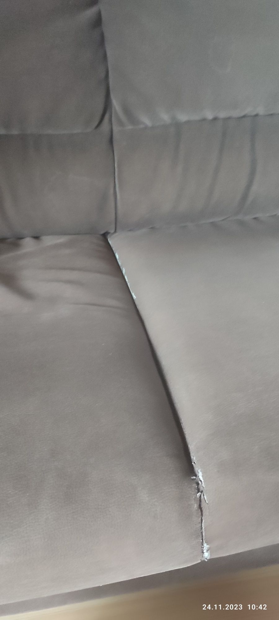 Wygodna sofa 3 os. 200cm brązowa, Wajnert