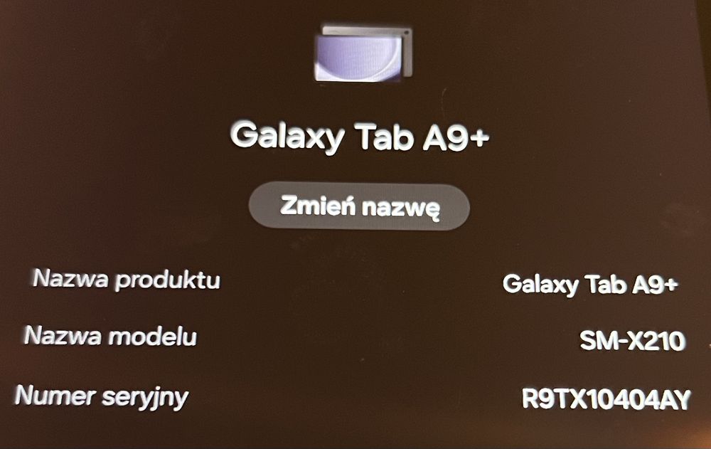 Tablet SAMSUNG Galaxy Tab A9+ 11" 8/128 GB szary SM-X210