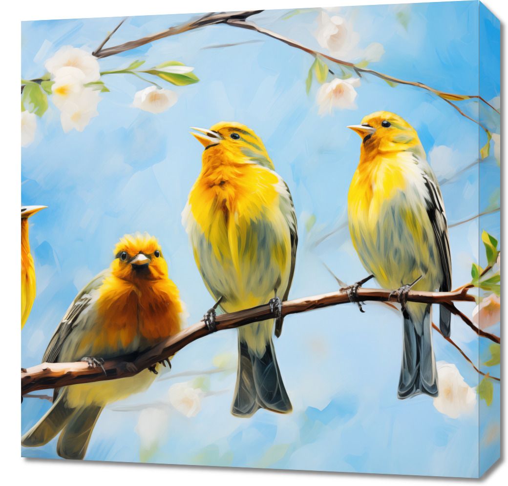 Obraz 60x60cm Wiosenne Pogwizdy