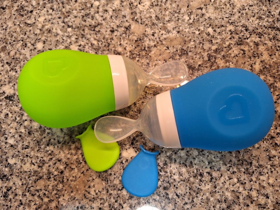 Colher dispensadora para bebé
