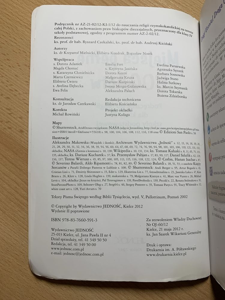 Miejsca pełne BOGActw. Klasa 4
