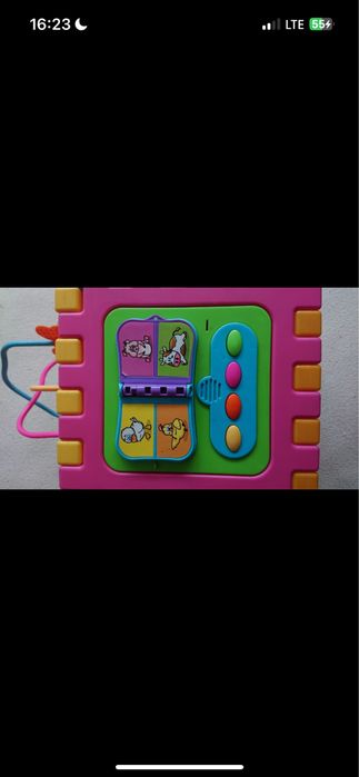 Kostka edukacyhna zabawka dla dwulatka trzylatka