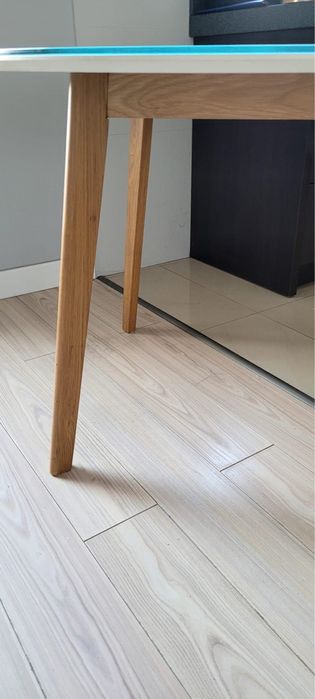 Stół okrągły drewniany śr. 102 cm!