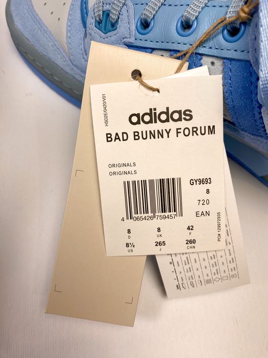 adidas Bad Bunny Forum Buckle Low Bad Bunny Blue Tint - 40 ao 49 EU