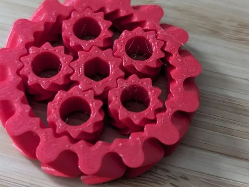 Brinquedo "Fidget" com Engrenagens
