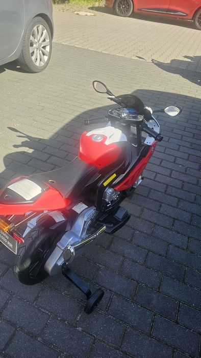 Czerwony motor BMW S1000RR na akumulator ODBIÓR osobisty