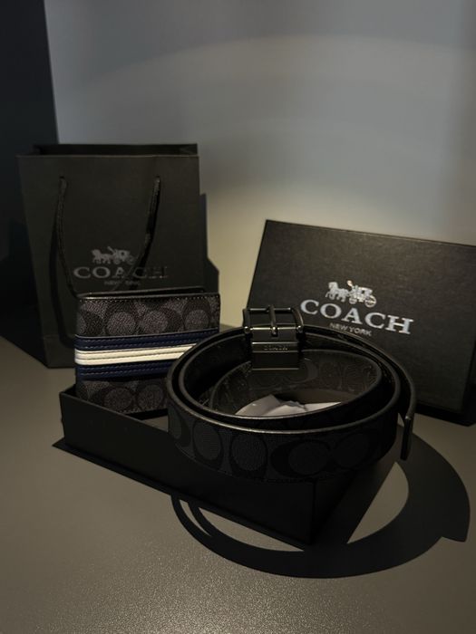 Подарунковий Чоловічий набір Coach з упакуванням