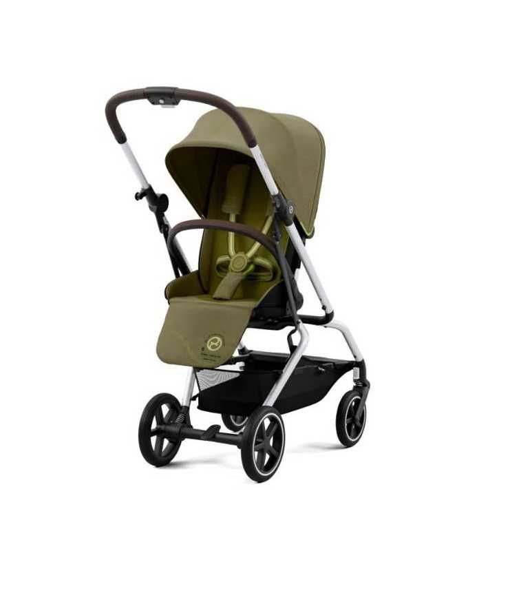 Cybex Eezy S Twist + 2 Wózek Spacerowy Obrotowy Slv Nature Green NOWE