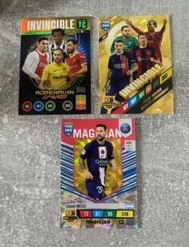Karty piłkarskie 2 x invcible/Messi