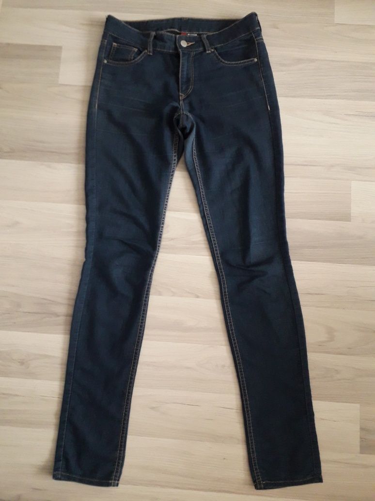 Spodnie jeans cienkie H&M roz 36