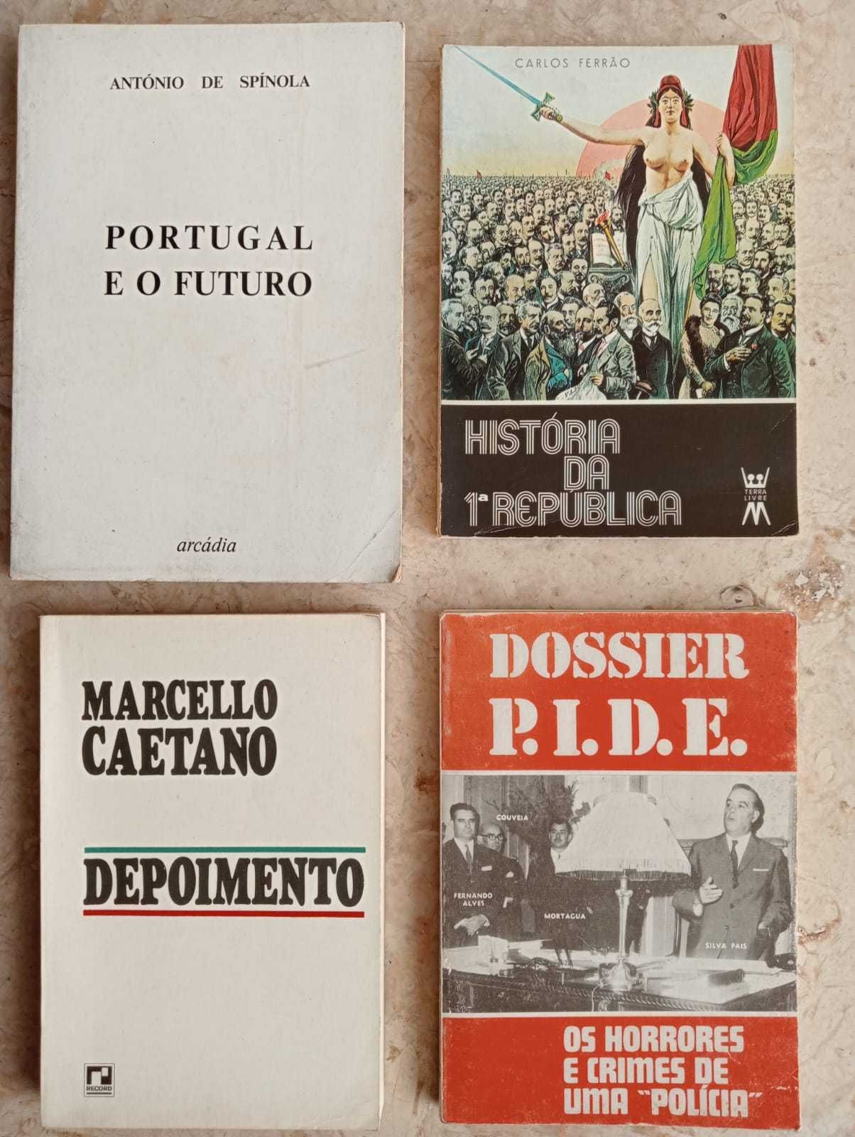 Livros de Historia,  Politica e Politicos Nacionais e Estrangeiros