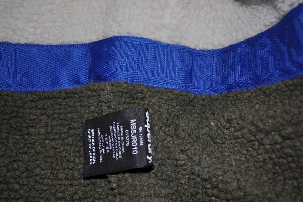 SUPERDRY M męska  kamizelka jeansowa na misiu ocieplana sz1v