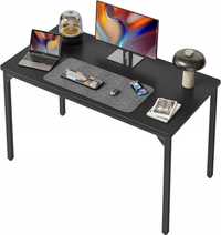 małe biurko komputerowe cubicubi czarne 80 x 40 x 75 cm